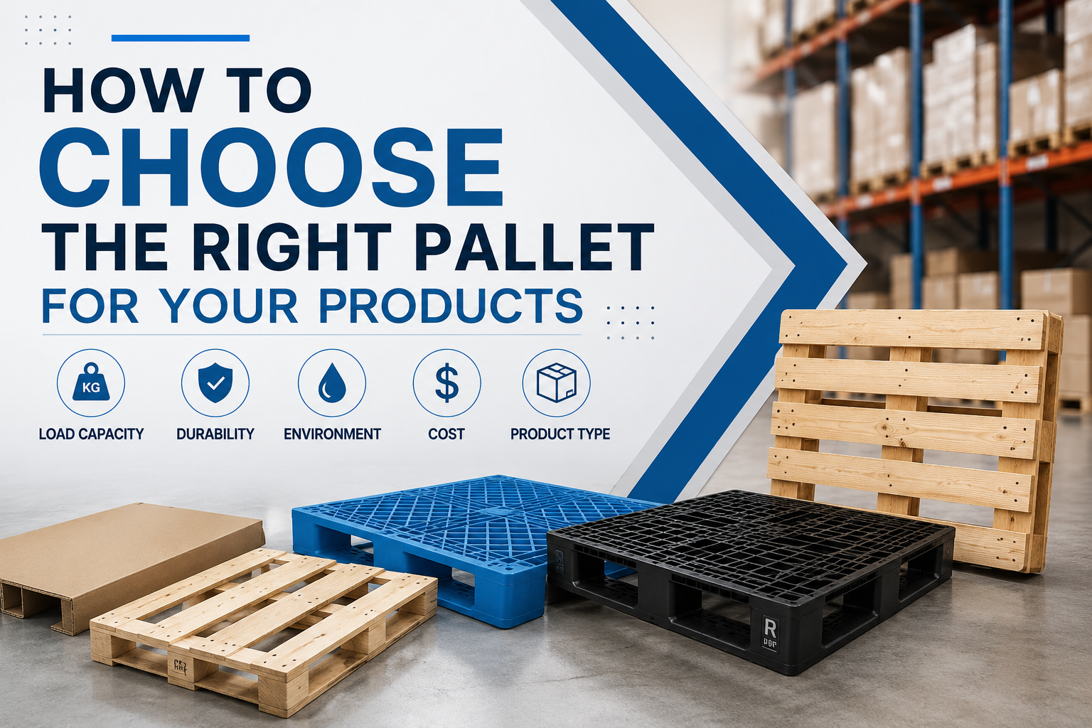 How to Choose the Right Pallet for Your Products